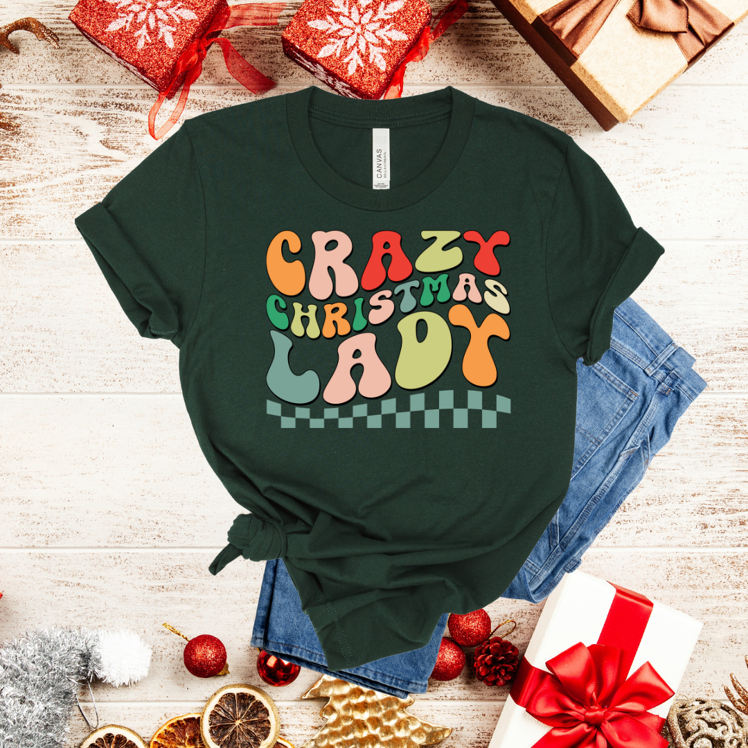 Crazy Christmas Lady