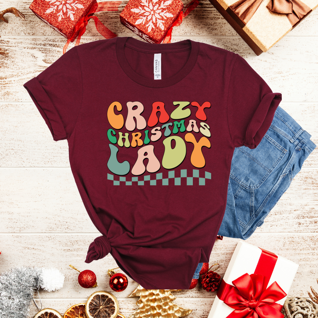 Crazy Christmas Lady