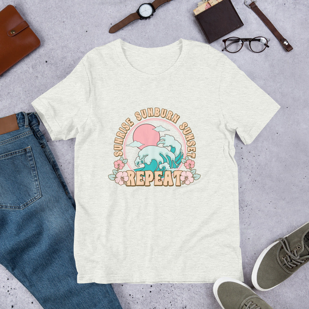 Sunrise, Sunset Repeat Graphic Tee