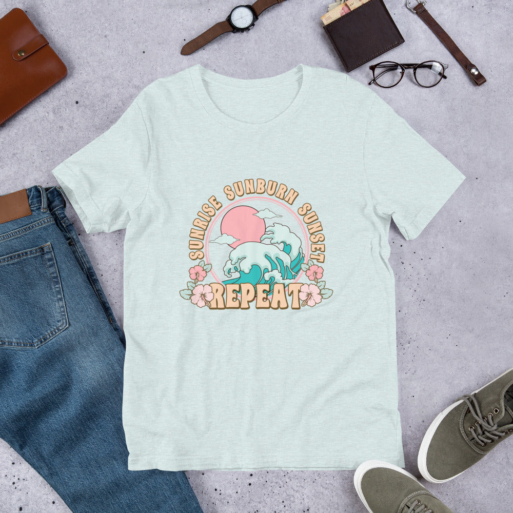 Sunrise, Sunset Repeat Graphic Tee