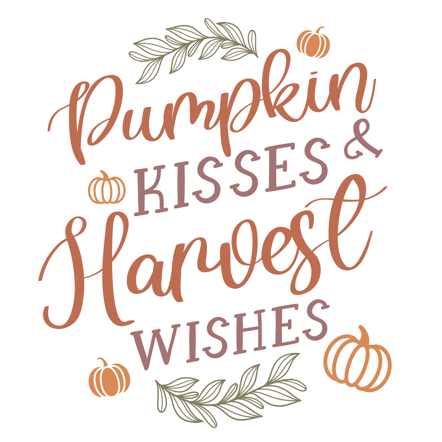 Pumpkin Kisses| Build Your Own Shirt