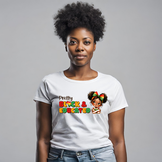 Pretty, Black and Educated Graphic Tee
