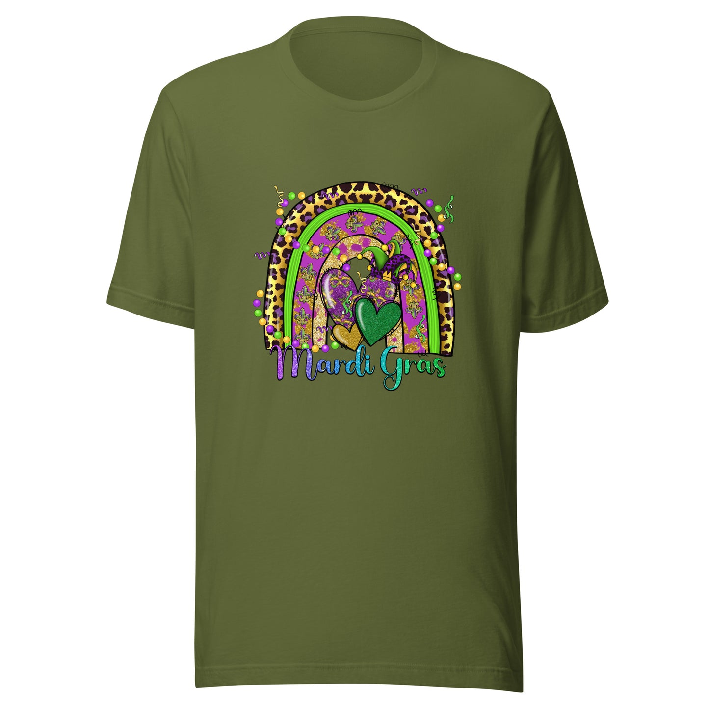 Rainbow Mardi Gras Graphic Tee